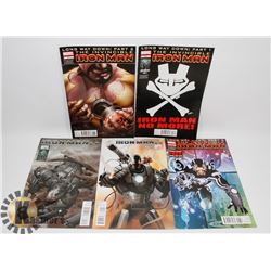 COLLECTION OF 5 IRONMAN COMICS INCLUDING