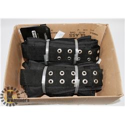 LOT OF 2 KUNYS 5" WIDE PADDED COMFORT BELT.