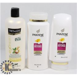 BAG OF SHAMPOOS AND CONDITIONERS