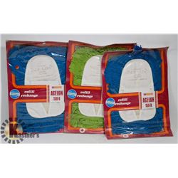 VINTAGE SET OF 3 ACETON MOP HEADS