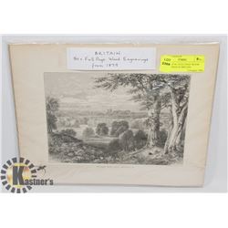 GROUP OF 50+ FULL PAGE WOOD ENGRAVINGS OF BRITAIN