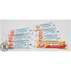 BAG OF ARM & HAMMER TOOTHPASTE