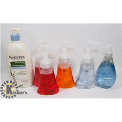 BAG OF HANDSOAP AND LOTION