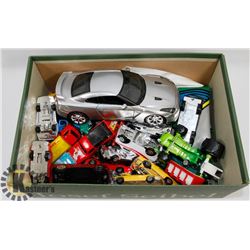 BOX OF ASSORTED DIE CAST CARS
