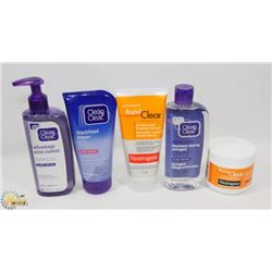 BAG OF ASSORTED ACNE CLEANSERS AND MORE