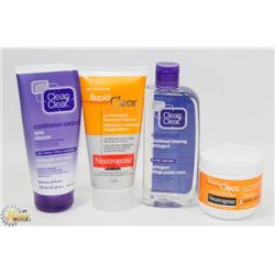 BAG OF ACNE CLEANSERS AND MORE
