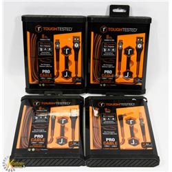 SET OF 4 SEALED TOUGH TESTED