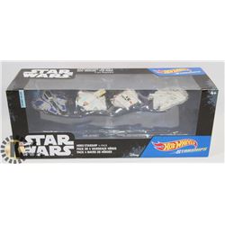 HOTWHEELS STAR WARS HERO & VILLAIN STARSHIP 4PACK.