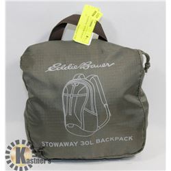 EDDIE BAUER RIPPAC STOW AWAY DUFFLE BAG