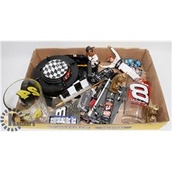 FLAT OF NASCAR COLLECTIBLES