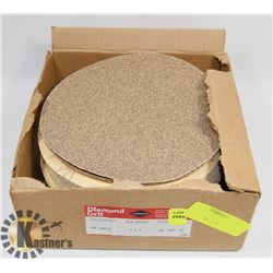 BOX OF DIAMOND GRIT SANDING DISCS 60 GRIT