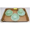 Image 1 : JADEITE FIRE KING DISHES
