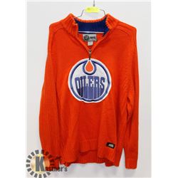 EDMONTON OILERS SIZE LARGE SWEATER