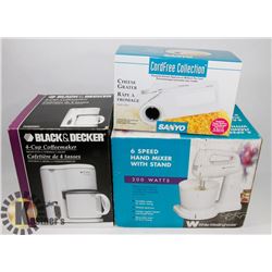 BLACK & DECKER 4 CUP COFFEE MAKER, CORD FREE