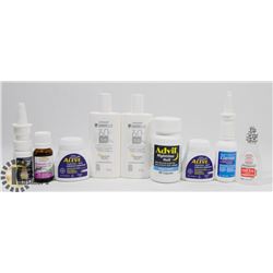 BAG OF PAIN MEDICATIONS AND NASAL SPRAYS