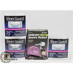 BAG OF SNORING AIDS