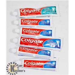 BAG OF COLGATE TOOTHPASTE