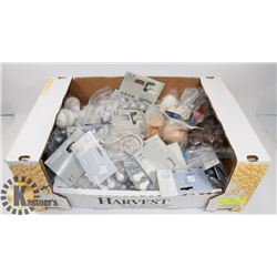 LOT OF ASSORTED DRAPERY HARDWARE & CABINET KNOBS