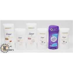 BAG OF ASSORTED WOMENS DEODORANT