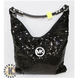 MICHAEL KORS REPLICA BLACK SEQUIN PURSE