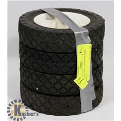 SET OF 4  - 6 X 1.50 WHEELS. MISC, TOOLS,