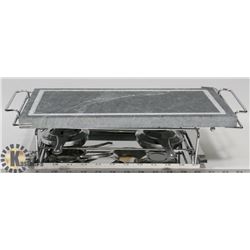 PADERNO TABLETOP MARBLE STONE GRILL SET