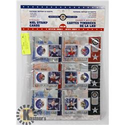 2002 CANADA POST OFFICIAL NHL STAMP CARD SET OF