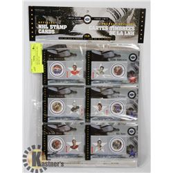 2001 CANADA POST OFFICIAL NHL STAMP CARD SET OF