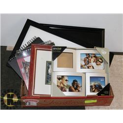 LOT OF ASSORTED PICTURE FRAMES