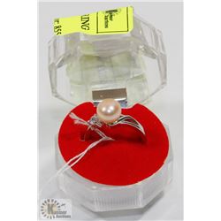 #71-FRESH WATER PEARL PINK RING