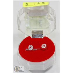 #196-CUBIC ZIRCONIA STUD EARRINGS