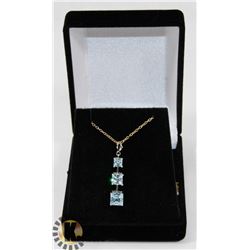 #8-CUBIC ZIRCONIA NECKLACE & PENDANT