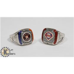 2008 PHILADELPHIA PHILLIES & 2017 HOUSTON ASTROS