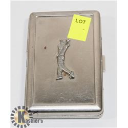 GOLF THEME CIGARETTE TIN