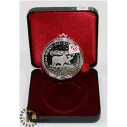 1985 CANADA  MOOSE $1 COIN