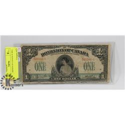 1917 DOMINION OF CANADA $1 BILL