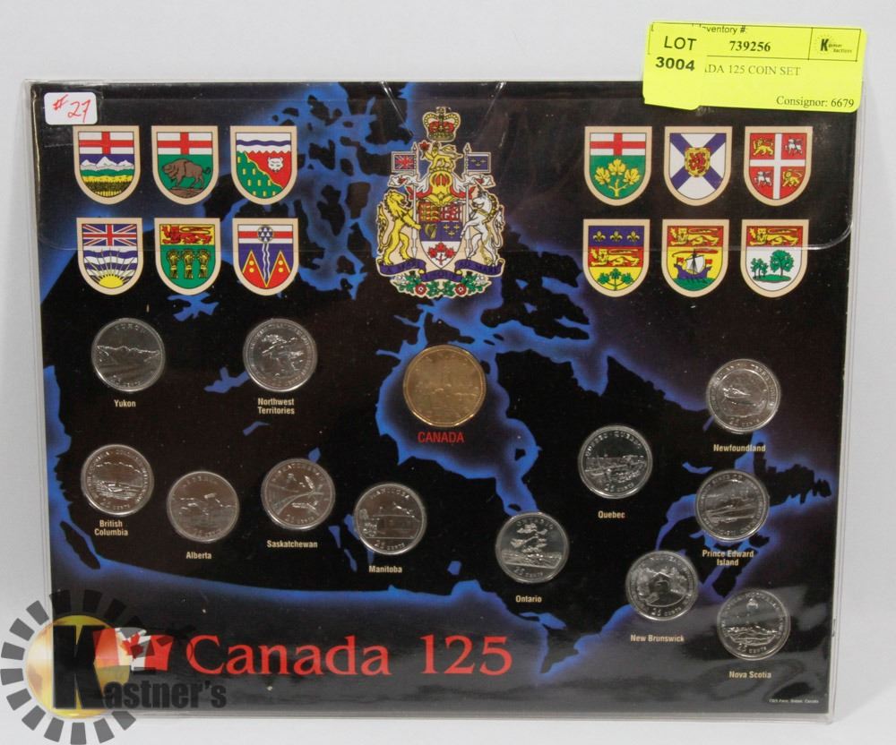 1992 CANADA 125 COIN SET Kastner Auctions 1992 CANADA 125 COIN SET Kastner Auctions