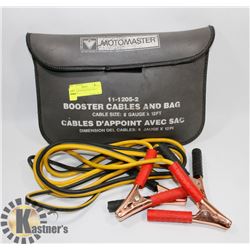 MOTOMASTER BOOSTER CABLES AND BAG