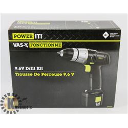 POWER IT 9.6V DRILL KIT