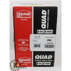 NEW CASE OF 12 LEPAGE QUAD SEALANT