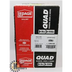 NEW CASE OF 12 LEPAGE QUAD SEALANT