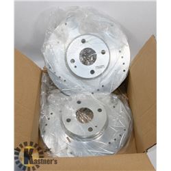 CROSS DRILLED BRAKE DISCS JBR1726XL AND
