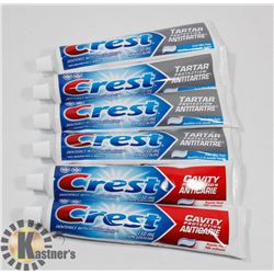 BAG OF CREST TOOTHPASTE