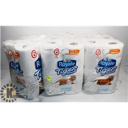 3 PACKS OF ROYAL TIGER TOWEL