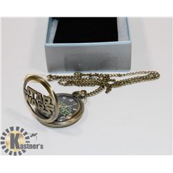 POCKET BRONZE WATCH WITH STAR WARS FACE