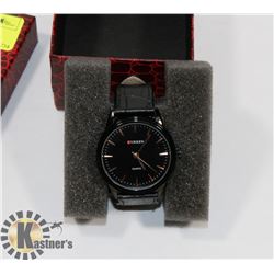 CURREN MAN'S WATCH BLACK STRAP