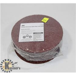 BUNDLE OF 3M 6" COATED ABRASIVE FIRE DISC