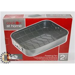 COOK AT HOME 2PC ROASTING PAN SET