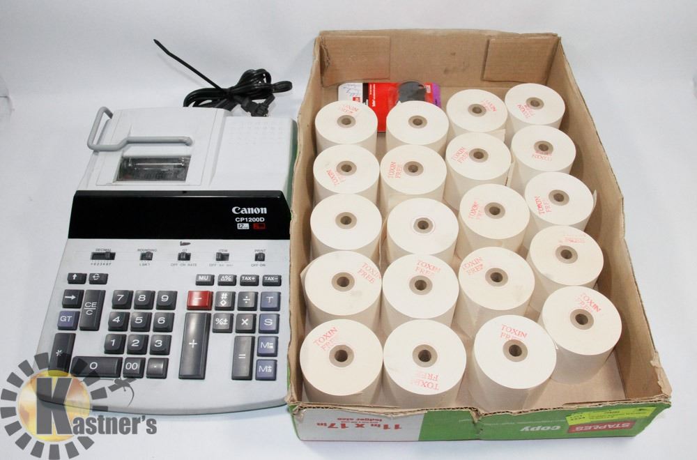 CANON CP1200D ADDING MACHINE WITH TAPE ROLLS