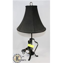 METAL TABLE LAMP, 24" TALL